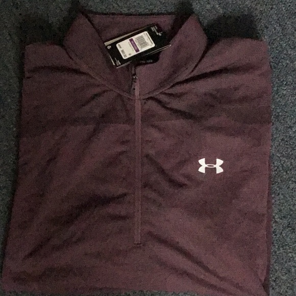 Under Armour Purple Quarter-Zip Pullover - Picture 1 of 4